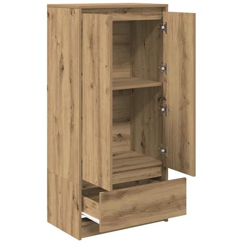 Armadio con Cassetto Rovere Artigianale 55,5x34x119,5 cm - Foto 9