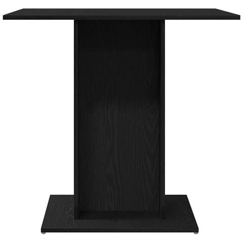 Tavolo da Pranzo Rovere Nero 80x80x75 cm Legno Multistrato - Foto 9
