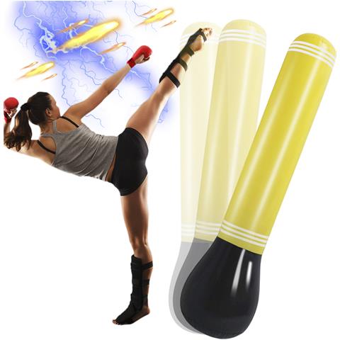 Punching Ball Gonfiabile, Pratica Karate, Boxe. 160 Cm. Colore Casuale, Include 1 Unità. 56x56x160cm. Colore: Casuale - Foto 2