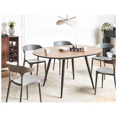 Tavolo Da Pranzo Estensibile Seniac Marrone 110/150 Cm 112 Cm - Foto 1