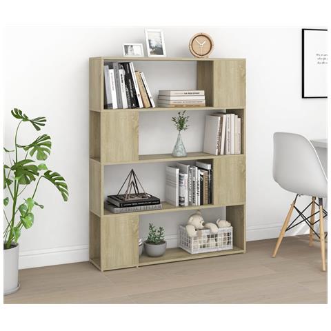 Lusso Casadino -  Libreria/divisorio Rovere Sonoma 100x24x124 Cm - Foto 2