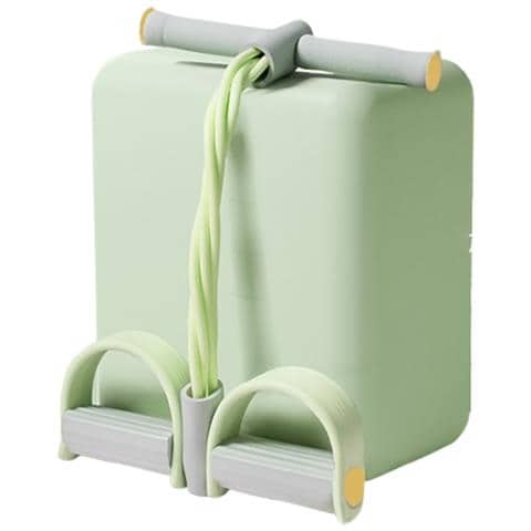 Attrezzo Multifunzione Per Addominali Con Fascia Elastica A Pedali – 4 Tubi, Antiscivolo, Per Allenamento Gambe E Vita A Casa