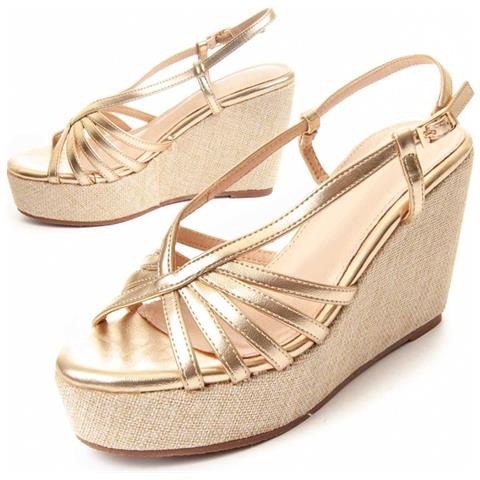 Montevita Sandalo Con Zeppa Wesparto5 D'oro . - Foto 1