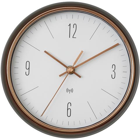 60.3547.10 orologio da parete e da tavolo Orologio atomico Rotondo Grigio - Foto 1