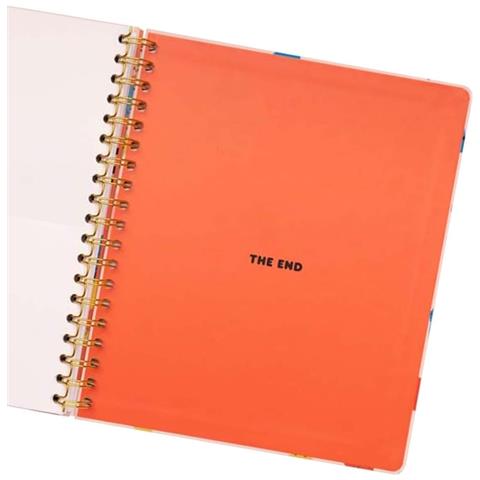 Bloc-notes 2020 A Spirale Per Pianificazione Quotidiana Grande Formato Con Adesivo, Rose Clair - Foto 2