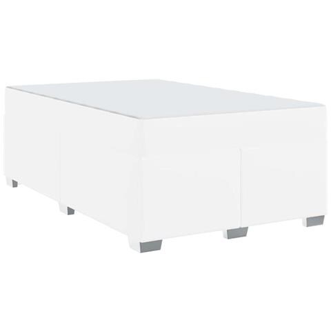 Struttura del letto Bianco 120 x 200 cm Pelle sintetica - Foto 1