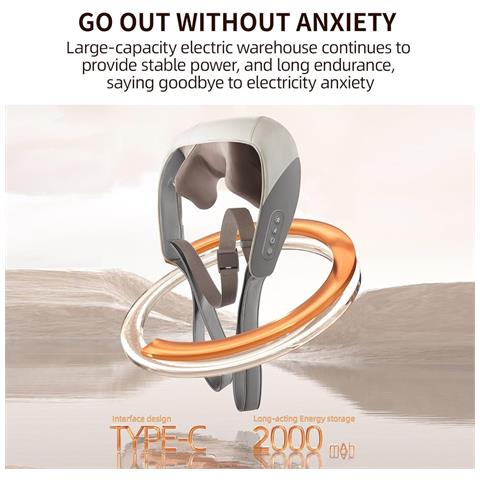 Massaggiatore Per Collo E Spalle Con Calore Sauron At524 - Foto 8