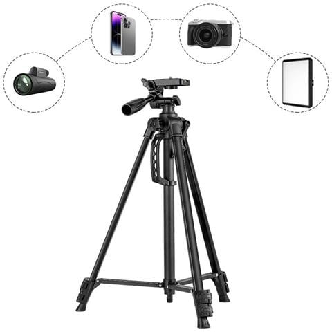 Treppiede Portatile In Lega Di Alluminio Per Telefono - 0.61m Treppiede Leggero Per Fotocamera Per Smartphone - Foto 2