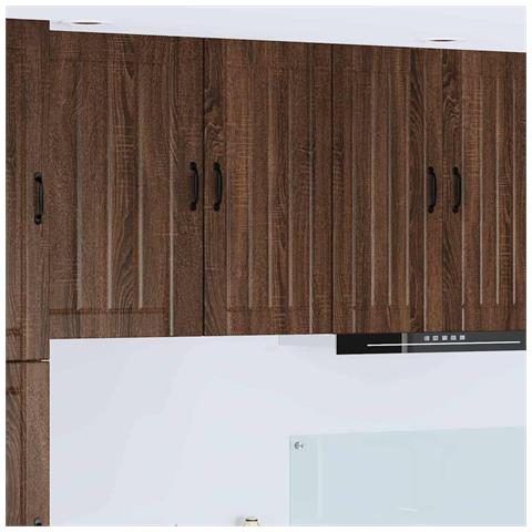 Mobile da cucina con lo scaffale Rovere Marrone 40 x 31 x 80 cm - Foto 2