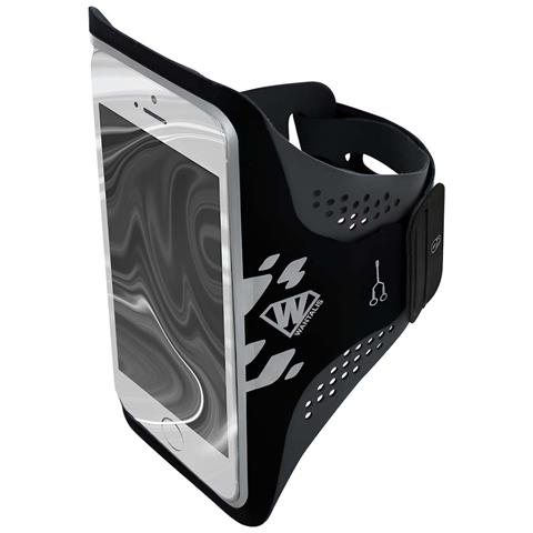 Fascia Da Braccio Sportiva In Lycra Premium Taglia L Per Smartphone, Nero - Foto 1