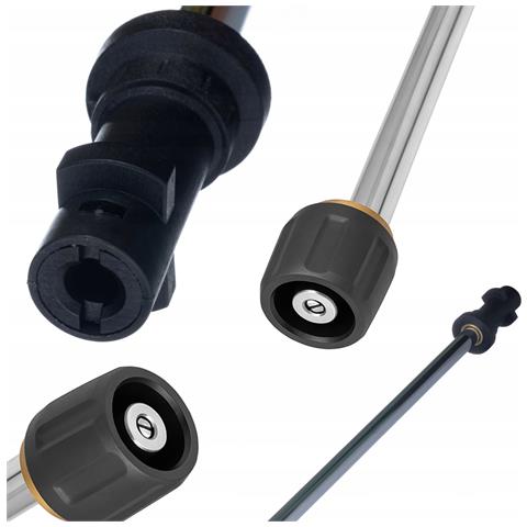 Lancia A Getto Piatto 160 Bar - Compatibile Con Idropulitrice Kärcher K2-k7 | Ampio Angolo Di Lavoro | 60°c | Attacco Bayonet ""k"" - Foto 1