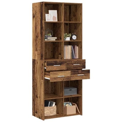 Libreria Legno antico 30 x 42.4 x 185.2 cm - Foto 2
