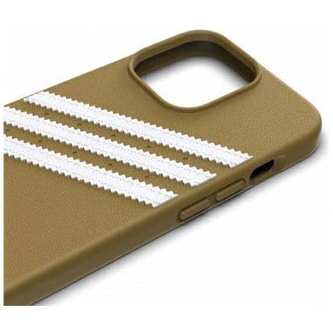 Adidas Arba Custodia In Pu Per Iphone 13 Pro Max 6,7 Beige E Oro 47807 - Foto 2