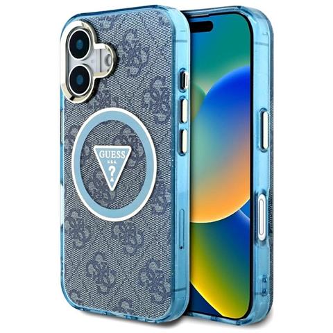 Custodia Per Iphone 16, Blu, Lucida Con Magsafe - Foto 1