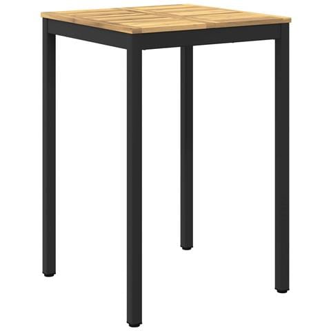 Tavolo Bar da Giardino Bianco e Nero 70 x 68,5 x 105 cm - Foto 1