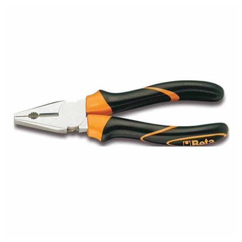 Pinze a becchi dritti cromata con manici antiscivolo - Foto 1