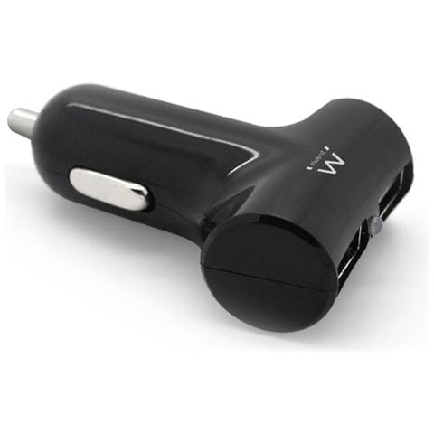 EW1214 Caricatore da Auto con 2 Porte Usb 4.2A - Nero - Foto 1