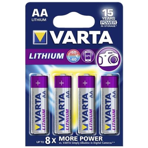 Batt. Stilo Aa Prof. Lithium Blister 4pz - Foto 2
