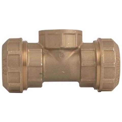 "RACCORDO A TEE FEMMINA OTTONE ITAP 1/2"" x 20" - Foto 1