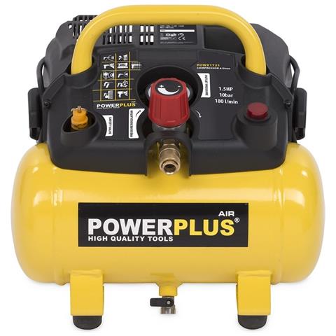 Compressore Senza Benzina, Con Pressione Di 8 O 10 Bar, Serbatoio Di Varie Dimensioni 6 - 50 Litri, Giallo 1100.00 Wattsw, 230.00 Voltsv - Foto 7