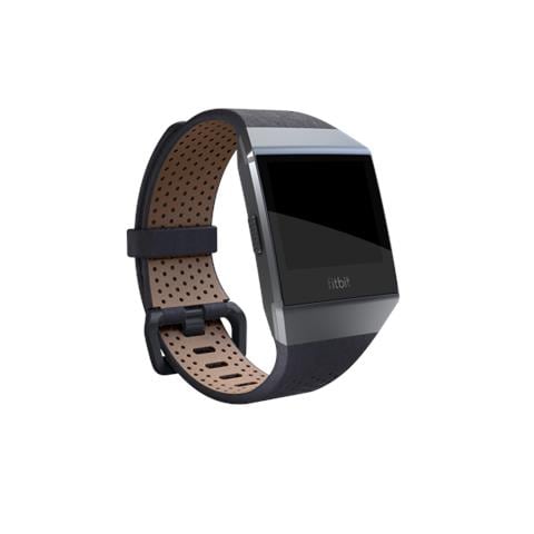 Ionic Cinturino In Pelle Perforata Blu Notte S - Foto 2