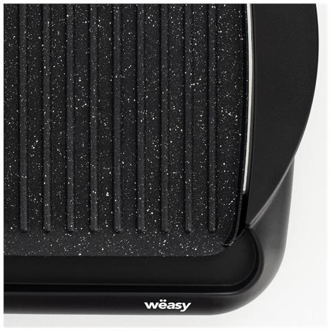 Piastra Elettrica Sto52, Nera, Superficie Cottura 52 X 27 Cm, 2000w - Foto 6