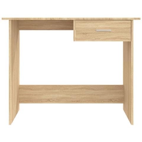 Scrivania Rovere Sonoma 100x50x76 cm in Legno Multistrato - Foto 2