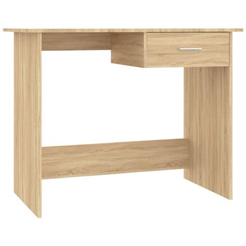 Scrivania Rovere Sonoma 100x50x76 cm in Legno Multistrato - Foto 1