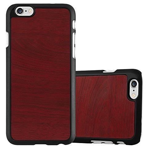 Cadorabo Custodia Compatibile Con Apple Iphone 6 Plus / Iphone 6s Plus In Woody Rosso - Hard Case Coperchio Di Protezione In Look Legno Contro I Graffi E Gli Urti - Foto 1