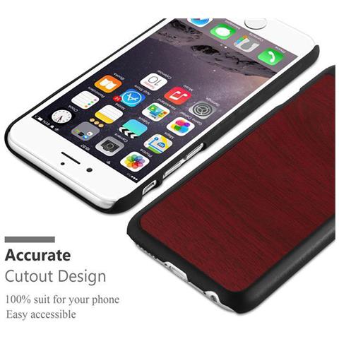 Cadorabo Custodia Compatibile Con Apple Iphone 6 Plus / Iphone 6s Plus In Woody Rosso - Hard Case Coperchio Di Protezione In Look Legno Contro I Graffi E Gli Urti - Foto 8