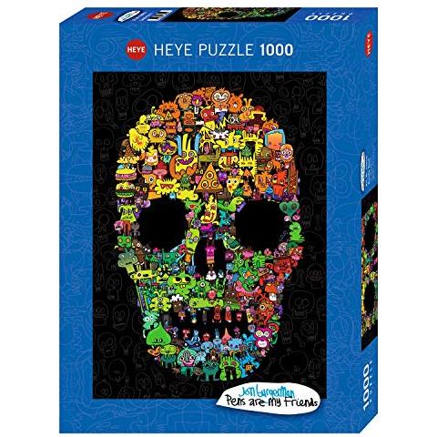 Doodle Skull Puzzle 1000 Pezzi - Foto 1