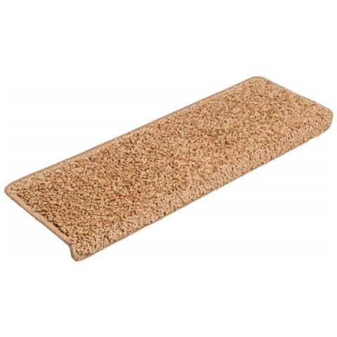 Tappetini per Scale 15 pz 65x21x4 cm Beige - Foto 7