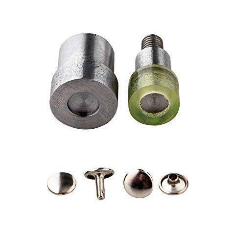 Doppio Cappello Rivetti Posto Attrezzo Set Fustelle Per Verde Universale Pressione A Mano Macchina Rivettatrice Verde Macchina Pressione A Mano, 9mm - Foto 1