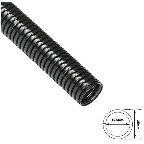 Ordina Cavi Tubo Cable Management Manica Cable Organizer Per Gestire I Cavi Dalla Tv Pc E Console Per Videogiochi 11 Metro Diametro Esterno Di Lunghezza X 25mm - Nero - Foto 2