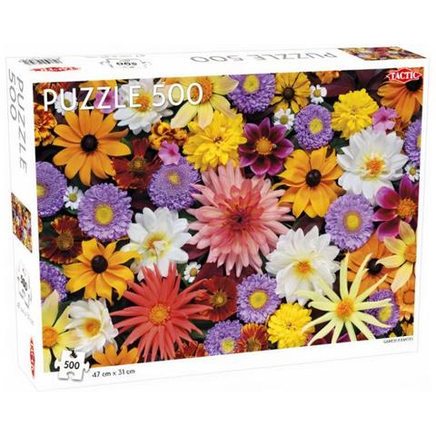 Puzzle Garden Flowers 31 X 37 Cm Cartone 500 Pezzi - Foto 1
