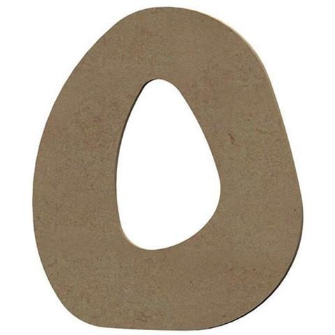Lettera Maiuscola O Di Legno Mdf Da Decorare - 15 Cm - Foto 1