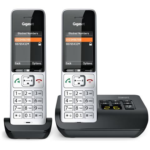 COMFORT 500A duo Telefono analogico /DECT Identificatore di chiamata Nero, Argento - Foto 2