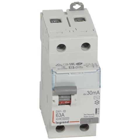 Interruttore Differenziale Industriale 2p 30ma 63a 10ka Classe Ac Dx³ 411506 Legrand - Foto 1