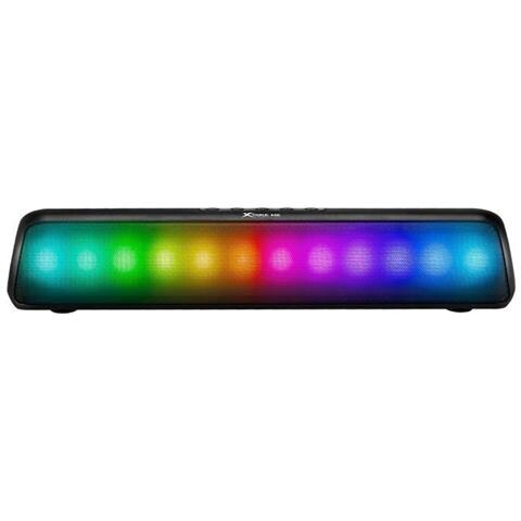 Speaker Wireless SP-211BT Bluetooth 5.0 Stereo Potenza 10 Watt Illuminazione RGB Colore Nero - Foto 1