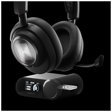 Arctis Nova Pro Wireless Xbox Auricolare Con cavo e senza cavo A Padiglione Giocare Bluetooth Base di ricarica Nero - Foto 9