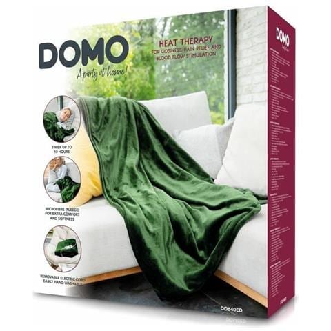 Coprimaterasso Elettrico 2 Persone Franela Verde 180 X 160 Cm - Foto 2