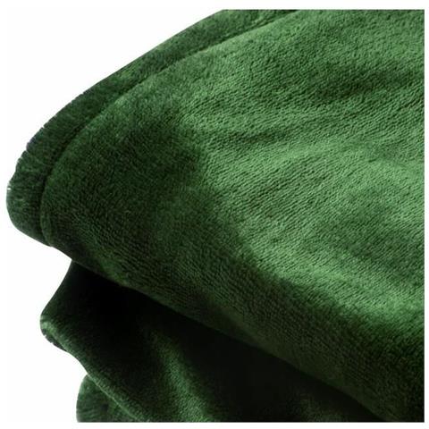 Coprimaterasso Elettrico 2 Persone Franela Verde 180 X 160 Cm - Foto 6