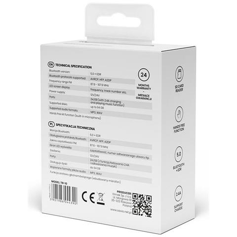 Lettore Mp3 E Trasmettitore Fm Per Auto Savio Savtr-10 - Foto 5