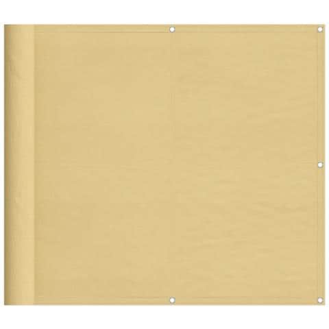 Paravento Da Balcone Sabbia 90x600 Cm 100% Poliestere Oxford - Foto 2