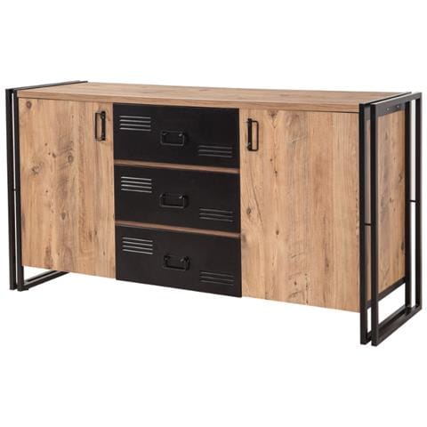 Credenza Industriale Con Ante E Cassetti Holen - Foto 1