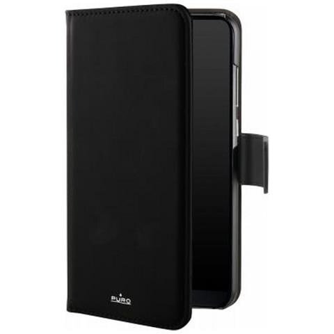 Custodia Per Huawei P30 Folio 2 In 1 Con Cover Magnetica E Portacarte, Nero - Foto 1