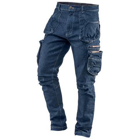 Pantaloni Da Lavoro 5 Tasche Denim, Taglia Xxxl - Foto 1