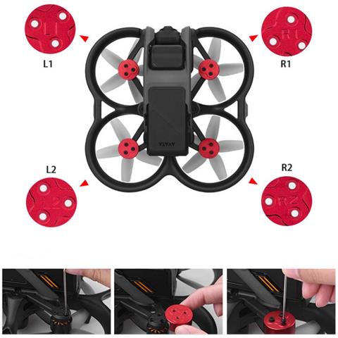 Copertura Protettiva Del Motore Tappi Motore Antigraffio Antipolvere Per Dji Avata Black - Foto 2