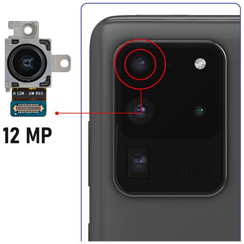 Fotocamera Ultra Grandangolo Per Samsung Galaxy S20 Ultra 12mp - Foto 2