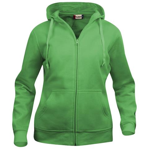 Basic Hoody Full Zip Lady Verde Acido Xl - Foto 1